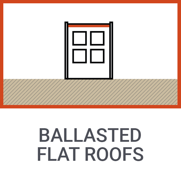 ballasted flat roofs